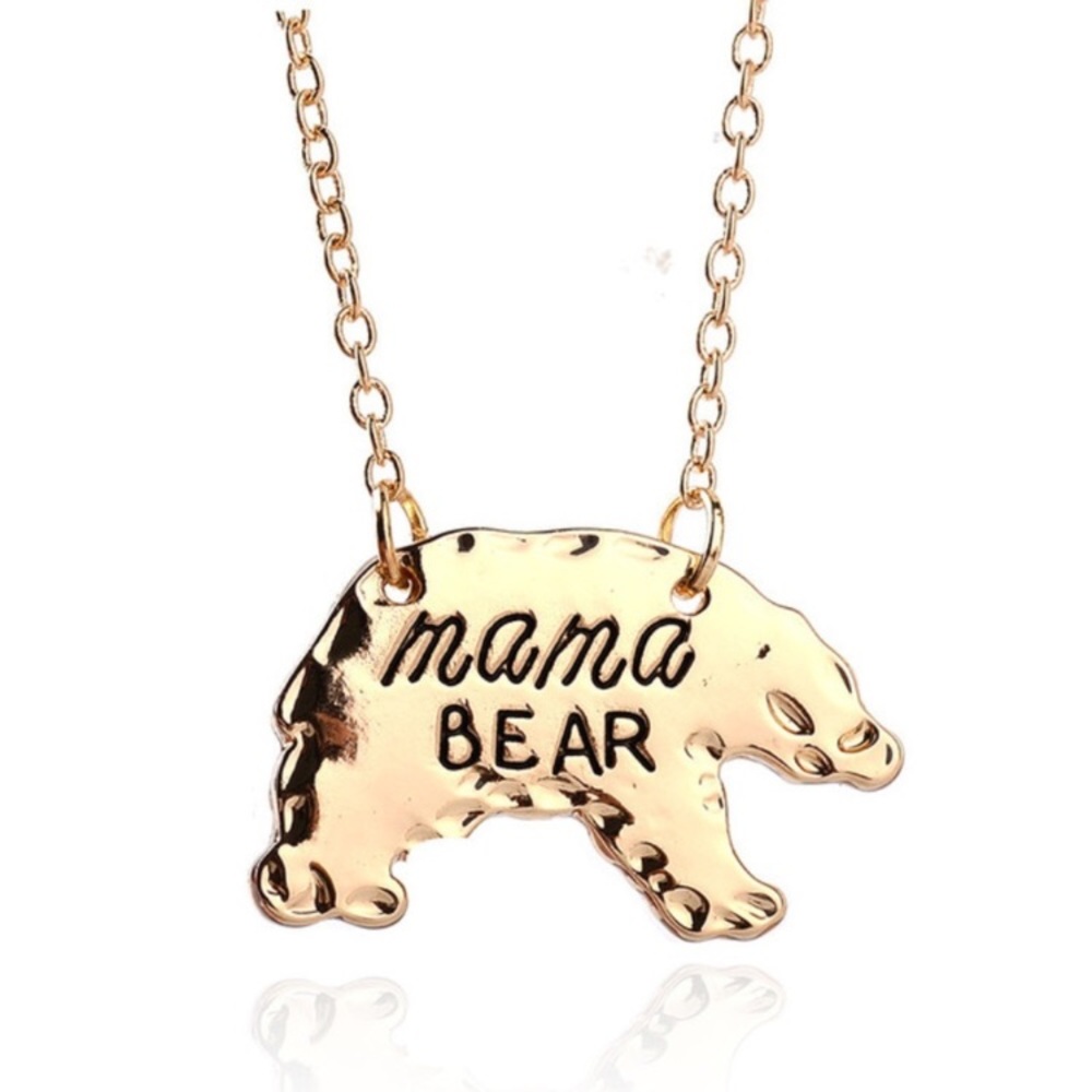 Mama Bear dainty necklace